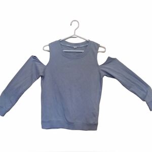 GARAGE Ladies Cold Shoulder Sweatshirt